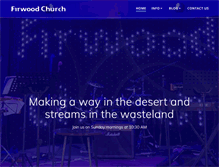 Tablet Screenshot of firwoodchurch.com